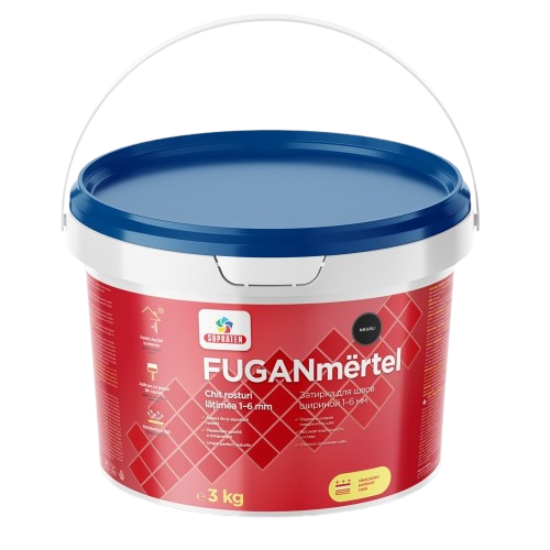 Chit FUGANmertel Negru 3kg